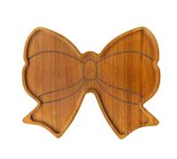 Plateau de service en bois, plateau à fromage, décoration de table en bois, plateau alimentaire style nœud avec couche lisse, plateau d'apéritif en bois naturel robuste pour fruits, bonbons, viande