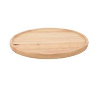 Plateau de Service en Bois, Plateau Rond en Bois Assiettes à Fromage Plateau de Service café thé Plateau Rond en Bois Plateau Fourre-Tout 30 Cm Plateau de Service Stable Style