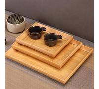 Plateau de service en bois pour une utilisation polyvalente, y compris l'organisation du bureau et la présentation de table (taille M)