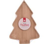 Plateau de Service en Bois Sapin de Noël Xmas