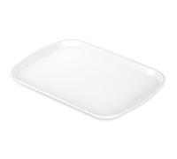 Plateau de service en plastique - ORION - 43 5x31 5 cm - Blanc - Antidérapant - Rectangulaire
