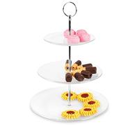 Plateau de service en verre à 3 étages 33 cm