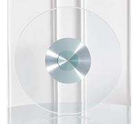 Plateau de Service en Verre trempé Rotatif à 360° avec Base en Alliage d'aluminium Anti-basculement. Diamètre : 70 cm (20 po / 27 po).