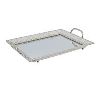 Plateau de Service - HOME DECO FACTORY - Miroir - Argent