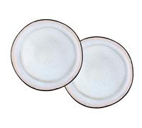 Plateau de service IRIS Ø32cm - 2 pièces - Blanc ivoire Björn