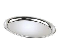 Plateau de service KAFFEEHAUS, ovale, acier inoxydable