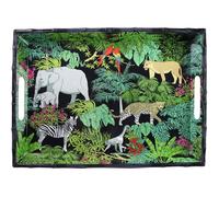 Plateau de service mélamine jungle 50cm