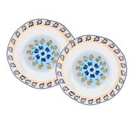 Plateau de service NAPOLI Ø30cm - 2 pièces - Agrume Björn