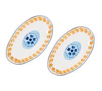 BJÖRN Plateau de service NAPOLI 36,5 x 22cm - 2 pièces - AGRUMI