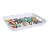 Plateau de Service "Paradis Exotique" 41cm Multicolore Multicolore