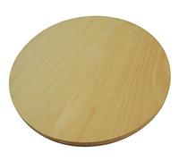 Plateau de service/planche à pizza ronde en bois massif, diamètre 45 cm