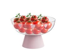 Plateau de Service pour Apéritif - Bol Fruitier avec Égouttoir Intégré | Corbeille de Rangement Créative pour Vacances Camping Salon Cuisine Salle à Manger Pique-nique Décoration de Table Buffet Extér