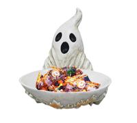 Plateau de service pour Halloween Statuette décorative en résine fantôme