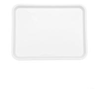Plateau de service rectangulaire antidérapant en mélamine résistant aux rayures pour service alimentaire et usage quotidien (38,3 cm x 29 cm)