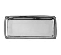 Plateau de service rectangulaire en acier 39x17 cm