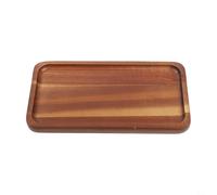 Plateau de service rectangulaire en bois, style japonais minimaliste pour thé, café et desserts, organiseur élégant pour décoration de maison et café (TP01 (petit)