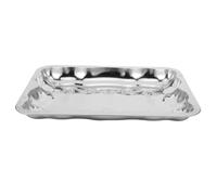Plateau de Service Rectangulaire Vintage, en Acier Inoxydable, Fruit