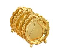 Plateau de service rétro | Plateau à snacks en acier inoxydable,Petite assiette à dessert | pour Maison, Appartement, Cuisine, Table à Manger, Bar, Buffet, Bureau, Réceptions, Dîners, Goûter