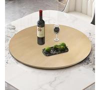 Plateau de service rond Lazy Susan en bois pour table de salle à manger, 50-100 cm, plateau rotatif pour restaurant, hôtel, cuisine, maison - Parfait pour recevoir et servir.
