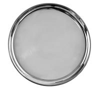 Plateau de service rond - ORION - 23 cm - Acier inoxydable - Gris - Finition polie - Polyvalent - Durable