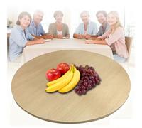 Plateau De Service Rotatif En Bois Grand Lazy Susan Plateau Tournant Rond | Plateau Pivotant À Rotation Plateau D'affichage Rotatif Pour Table À Manger Facile À Nettoyer(Wood,100cm/40in)