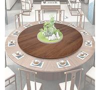 Plateau De Service Rotative Pour Table À Manger, 70/80/90cm Lazy Susan Plateau Tournante Rond, Table Tournante En Bois, Plateau Pivotant À Rotation, Roulement Silencieux ( Color : D , Size : 100cm-39i