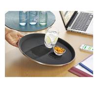 Esmeyer Tennessee - Plateau antidérapant Tennessee en Fibre de Verre, Surface en Caoutchouc, avec décorations en INOX