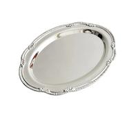 Plateau de service vintage en argent gaufré pour desserts, rangement de bijoux, assiette à collations, décoration de table à manger S