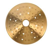 Plateau de Service Volcanique Perforé en Acier Inoxydable pour Sashimi | Compatible avec Assiettes Plates, Libération de Vapeur Glacée, Finition Polie, pour Fêtes et Dressage Froid