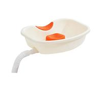 Plateau de shampooing - Plateau de shampooing portable | Bassin de lavage des cheveux | Bassin à shampooing avec support de cou | Plateau d'évier Buddy avec tuyau de vidange pour chevet, personnes