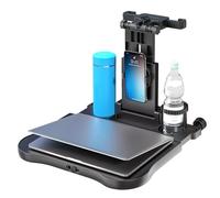 Plateau de siège arrière de voiture,support de dossier de siège automatique pliable,organisateur de siège arrière de bureau mobile multifonctionnel monté sur véhicule avec support de téléphone