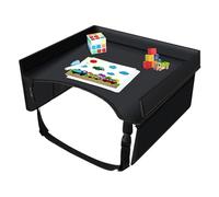 Plateau de siège de voiture pour - Organiseur de bureau pliable pour les voyages longue distance, table de voyage avec plusieurs poches pour la nourriture, les jouets, le coloriage | Accessoir