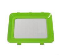 Plateau de stockage alimentaire pour réfrigérateur avec joint sous vide, plateau en plastique léger conçu pour préserver la fraîcheur et organiser efficacement les aliments (vert)