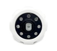 Plateau de support de 123 mm de rechange compatible avec Makita PO5000C PO6000C DPO500Z DPO600Z DPO600TKX1 Polisseuse orbitale 8 trous