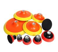 Plateau de support de disque de ponçage 3/4/7/6/5 pouces 125mm papier de verre auto-adhésif M14 plaque à support à crochet-boucle 6 tiges adaptées ponceuse meuleuse perceuse DShanLa (Color : 1pc, Si