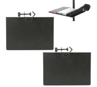 Plateau de support de microphone 2PCS, pince réglable sur porte-porte-portefeuille support de support de support de micro pour étape pour enregistrement en direct en direct