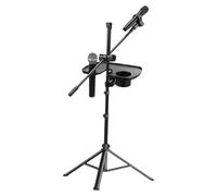 Plateau de support de microphone, accessoire de diffusion en direct, supports de serrage anti-vibrations, idéal pour bureau, studio, enregistrement audio, concert, scène et radiodiffusion