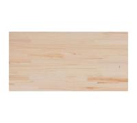 Plateau de table 100x50x2,5 cm rectangulaire en pin massif | Bois de pin massif,forme rectangulaire,100x50x2,5 cm,nœuds rustiques,nettoyage facile,multiplicité des bases