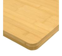 Plateau de table 60 x 60 x 1,5 cm en bambou | Bords arrondis, surface peinte facile à nettoyer, pour restaurants, bars et usage domestique