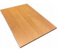 Plateau de table AKKE aulne 18mm chants collés 2mm-PVC LxL : 100x60 cm