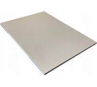 Plateau de table AKKE Light Graphite 18mm chants collés 2mm-PVC LxL : 60x50 cm