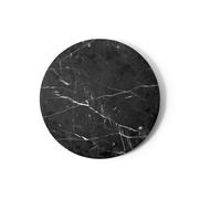 Plateau de Table Audo Androgyne pour Table D'appoint Ø42 en Marbre Nero Marquina
