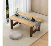 Plateau de table basse pliable pour petit déjeuner et jeux vidéo, plateau de service polyvalent, marron, 120 x 60 x 45 cm, parfait pour écrire et se détendre