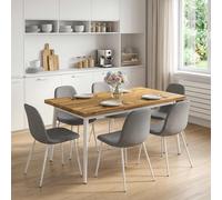 Plateau de table Bois d'Acacia Massif Table Moderne Mobilier de maison vidaXL vi
