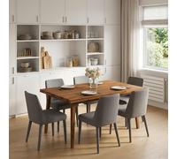 Plateau de table Bois d'Acacia Massif Table Moderne Mobilier de maison vidaXL vi