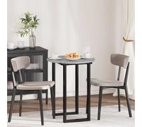 vidaXL Plateau de table Rond Bois d'ingénierie – Gris béton 40 x 40 x 1,5 cm