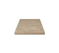 Plateau de table carré 600 mm effet bois clair - Bolero - Mélamine Effet bois clair G