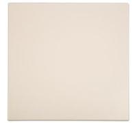 Bolero Table carrée en bois Blanc 600 mm