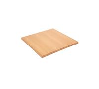 Plateau de table carré Hêtre 600 mm - - Aggloméré