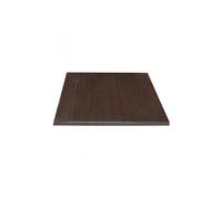 Plateau de table carré marron foncé 60 cm - - Aggloméré
